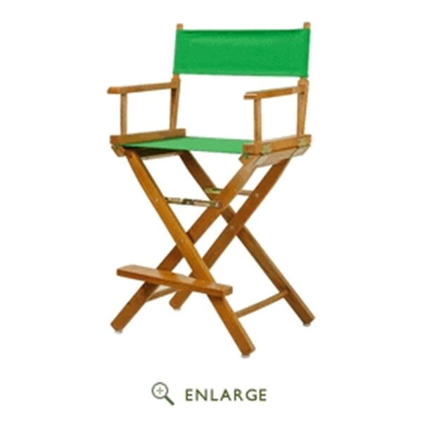Betterbeds 220-05-021-33 24 in. Directors Chair Honey Oak Frame with Green Canvas BE4257582 - main